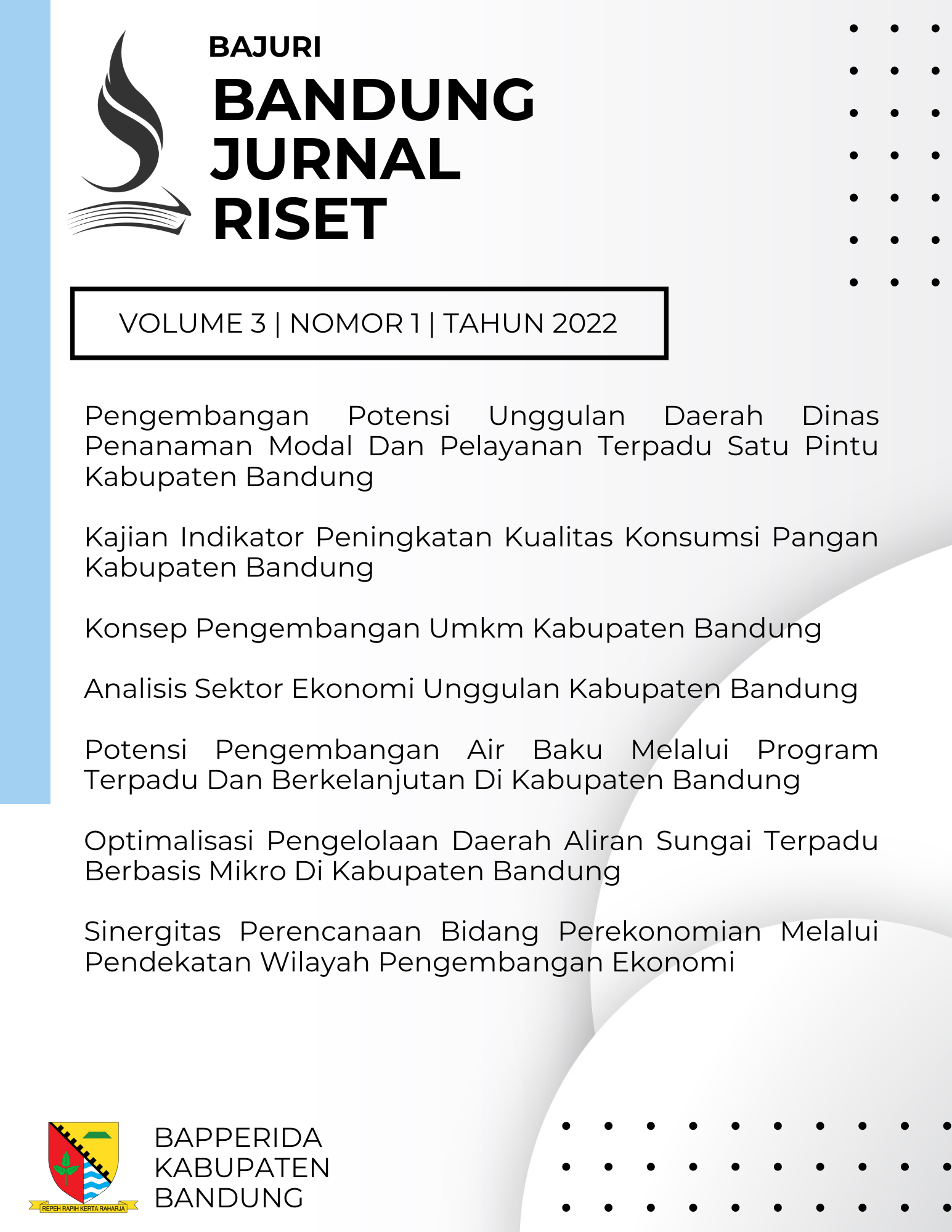 					View Vol. 3 No. 1 (2022): Bandung Jurnal Riset
				